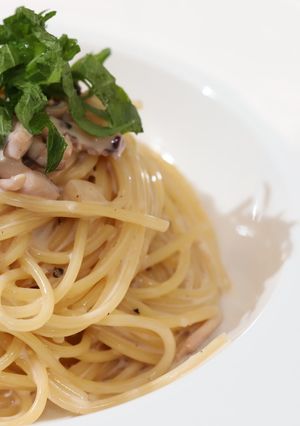 簡単やみつき！イカの塩辛のクリームパスタ-レシピのメイン写真