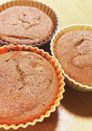 卵白消費　きなこのカップケーキ-レシピのメイン写真