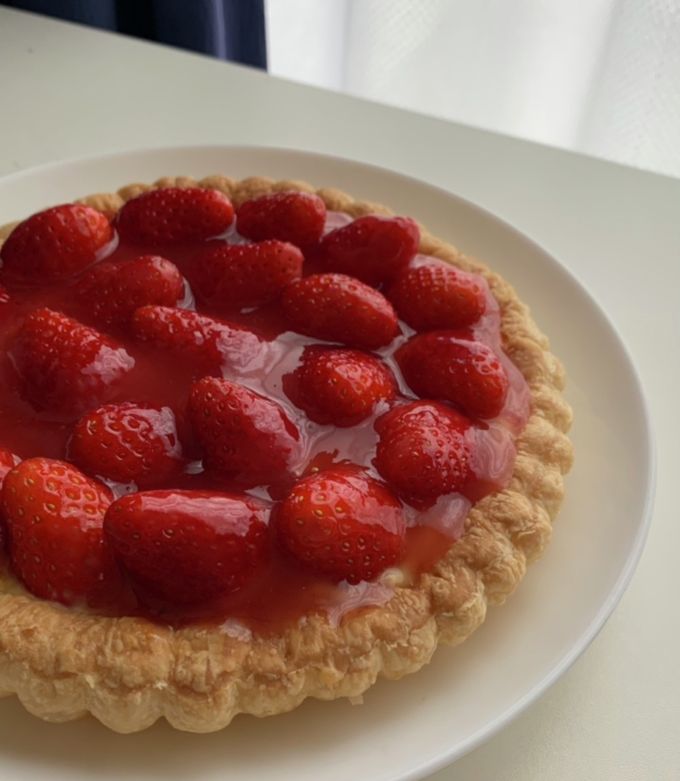 グレーズがけいちごパイ＊冷凍パイシート by mgm_1207 【クックパッド
