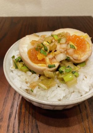 我が家の麻薬卵(お酢入り)-レシピのメイン写真