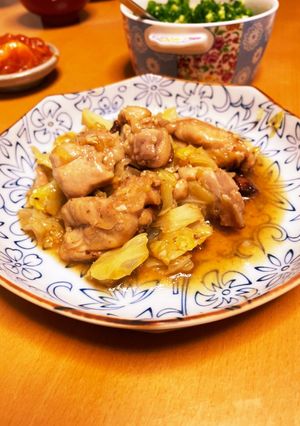 鶏肉とキャベツの炒め煮-レシピのメイン写真