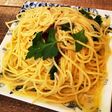 アクアパッツァのダシで〆パスタ