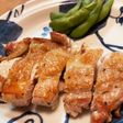 皮がパリパリ!鶏もものステーキバジル風味