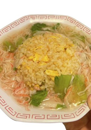 カニレタスあんかけ炒飯-レシピのメイン写真
