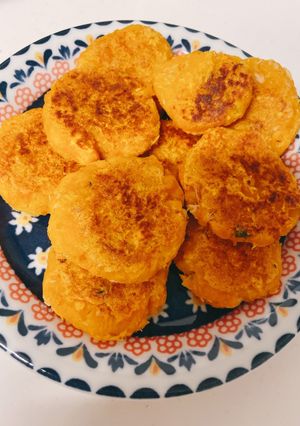 離乳食中期〜かぼちゃとツナのおやき-レシピのメイン写真