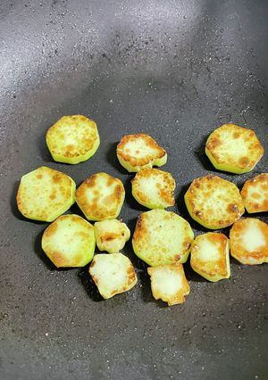 ブロッコリーの茎のバター醤油炒め-レシピのメイン写真