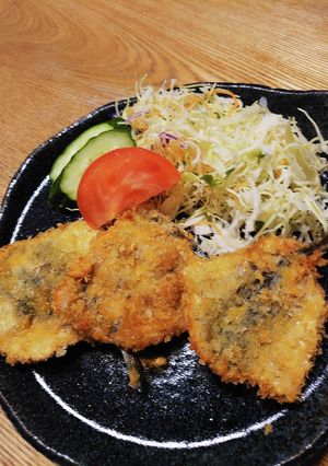 娘と夫が釣り上げたアジでアジフライ-レシピのメイン写真
