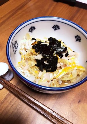 胃腸に優しい♪キャベ玉チキン丼-レシピのメイン写真