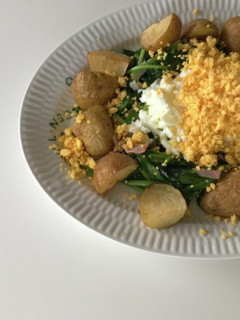 新じゃがとほうれん草のミモザサラダ-レシピのメイン写真