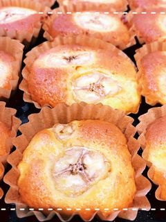 はかり不要!HMで簡単!バナナマフィン-レシピのメイン写真