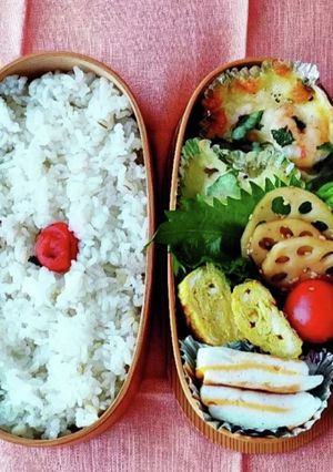 お弁当★大葉入りオトナの海老グラタン-レシピのメイン写真