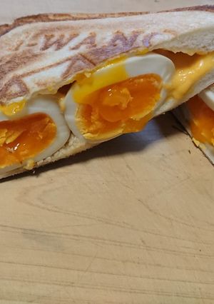 簡単☆味玉でホットサンド-レシピのメイン写真