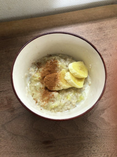 バナナとオートミール朝ご飯-レシピのメイン写真
