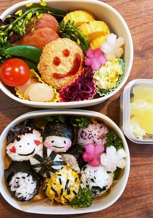 春の学童保育弁当(2022.3)-レシピのメイン写真