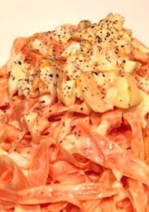 にんじんのフェットチーネ風サラダ-レシピのメイン写真