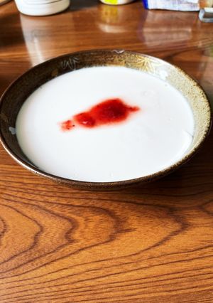 濃厚いちごミルク杏仁プリン-レシピのメイン写真