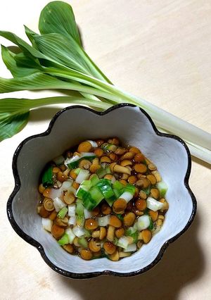 うるいとなめこ-レシピのメイン写真
