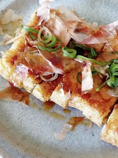 簡単おつまみ☆油揚げ焼くだけ☆-レシピのメイン写真