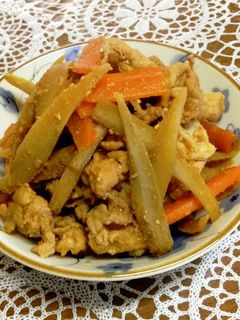 豚肉とごぼうの甘辛煮-レシピのメイン写真