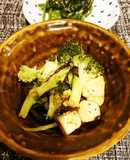 はんぺんとブロッコリーの昆布佃煮和え