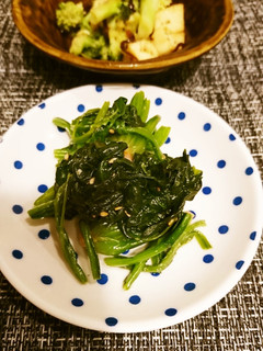 ホウレン草ナムル-レシピのメイン写真