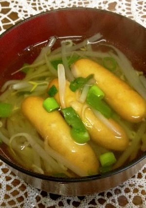 もやしとウィンナーのスープ-レシピのメイン写真