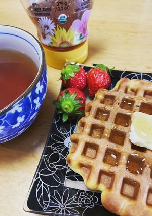 卵たっぷりふんわりワッフル-レシピのメイン写真