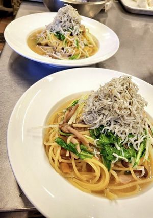しらすの和風スープスパゲッティ-レシピのメイン写真