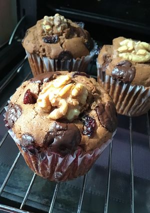 米粉とキャロブのチョコマフィン-レシピのメイン写真