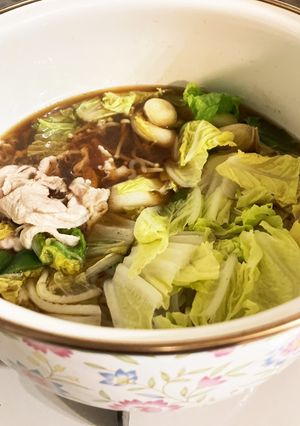 豚こますき焼き-レシピのメイン写真
