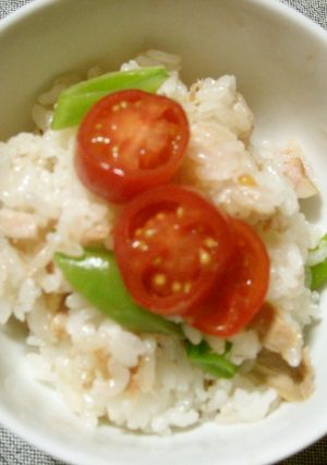 スナップえんどうご飯♪めっけ-レシピのメイン写真