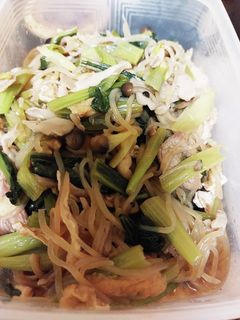 しらたきと小松菜の炒め煮-レシピのメイン写真