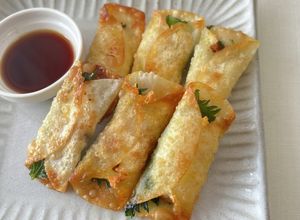 梅ささみ大葉チーズのパリパリ餃子♪-レシピのメイン写真