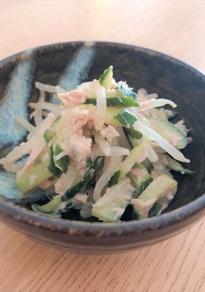 きゅうりともやしのツナサラダ-レシピのメイン写真