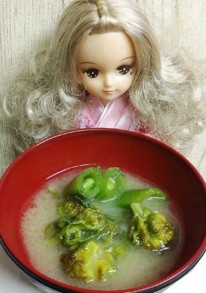 リカちゃん♡ふきのとうスナエンお味噌汁-レシピのメイン写真