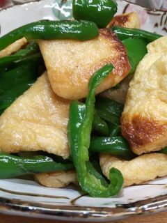 ピーマンと油揚げのさっと煮-レシピのメイン写真