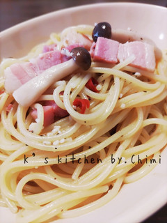 リメイク☆牡蠣の出汁でペペロンチーノ-レシピのメイン写真