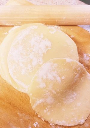 まん丸の手作りの餃子の皮(分かりやすく)-レシピのメイン写真