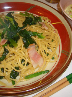 ☆ほうれん草とベーコンのパスタ☆-レシピのメイン写真