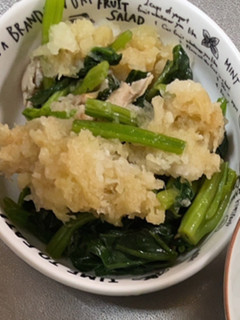 超簡単 豚とほうれん草のおろしポン酢のせ-レシピのメイン写真