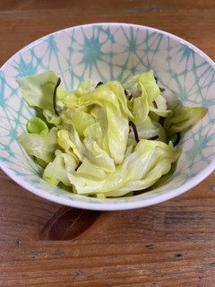 春キャベツ塩昆布-レシピのメイン写真