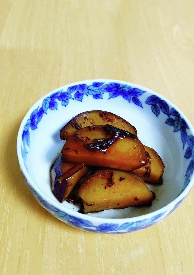 さつまいもと塩昆布の煮物-レシピのメイン写真