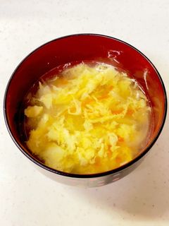 玉ねぎ 人参 かきたま味噌汁^^-レシピのメイン写真