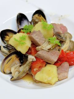 drtom風アサリと豚肉のサウダーデ-レシピのメイン写真