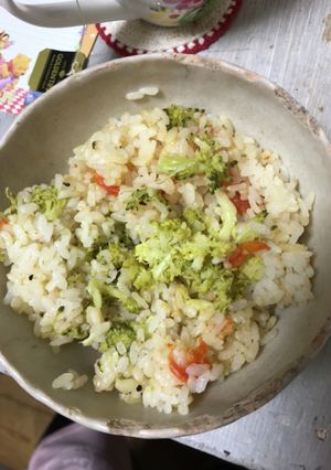 トマトとブロッコリーの炊き込みご飯-レシピのメイン写真