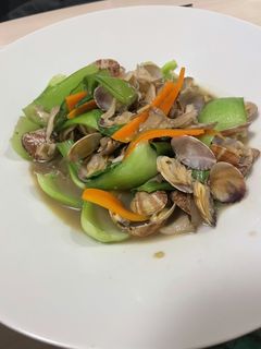 アサリと青梗菜の中華炒め-レシピのメイン写真