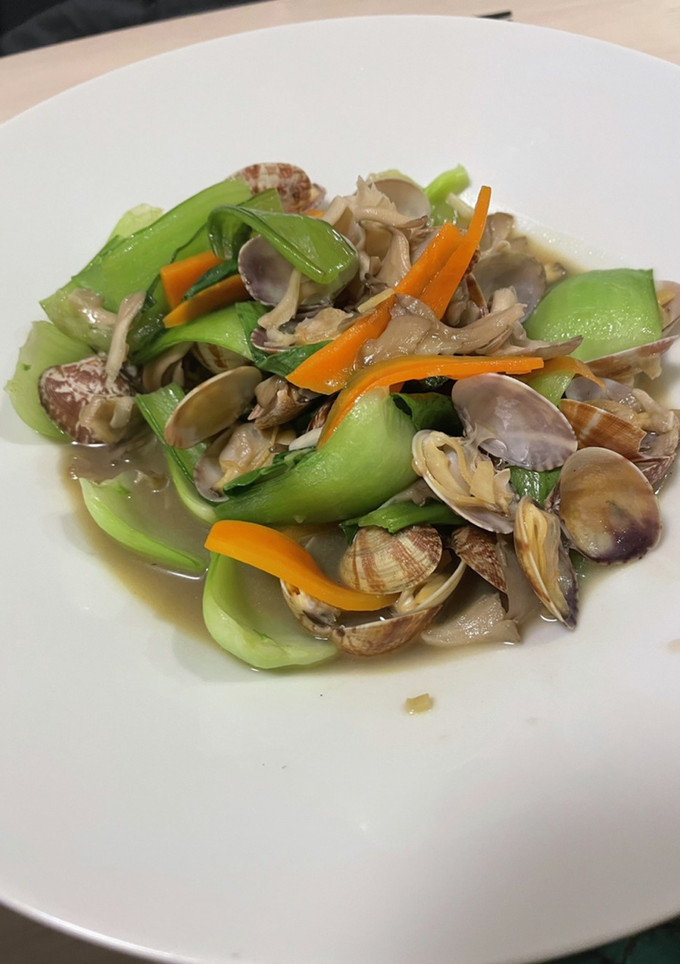 アサリと青梗菜の中華炒め-レシピのメイン写真