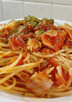 トマト缶とアサリ缶で簡単♡美味しいパスタ-レシピのメイン写真