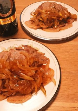 ワインに合う♪豚肉のミョウガ焼き-レシピのメイン写真