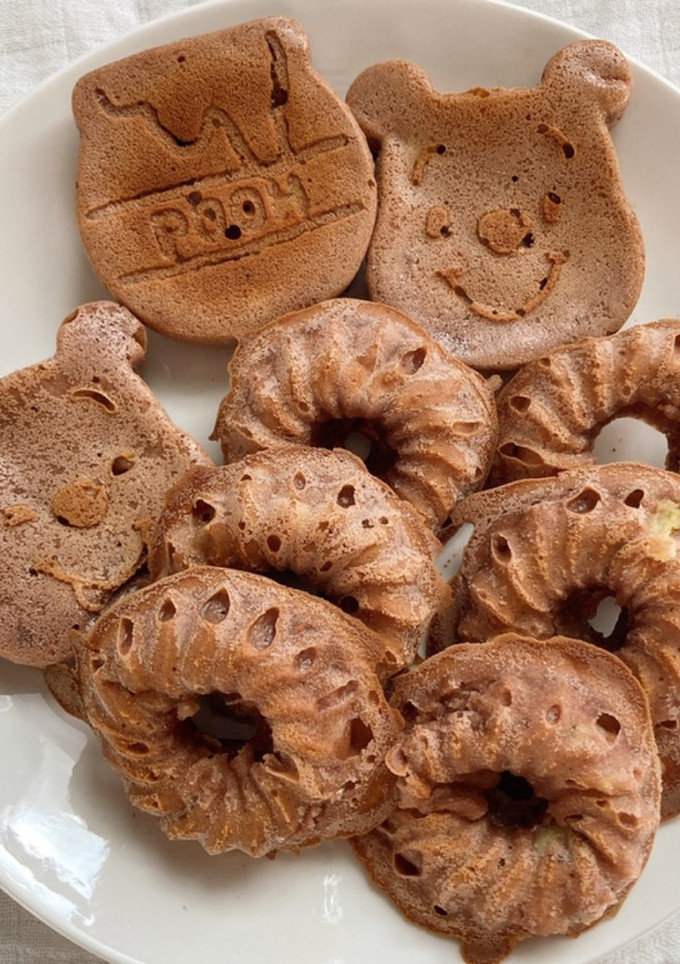 卵無し！もちもち♡米粉の焼きドーナツ-レシピのメイン写真
